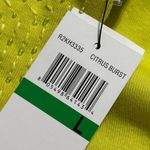 Rafaella  Studio lime green large beaded citrus burst clasp front top long sleeve Photo 1