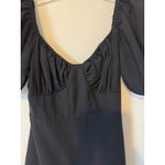 Peppermayo Puff Sleeve Victorian Mini Dress Black Size 6 NEW Photo 3