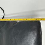 Unbranded Woven Strap Leather Shoulder Tote Bag Black Photo 10