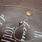 Floral Vintage Locket Necklace Mixed Metals Gold Photo 7