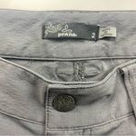 prAna  Shorts Gray Hiking Nylon Spandex Size 2 Zipper Fly Lightweight Photo 3