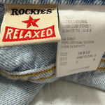 Rockies Relaxed High Rise Denim Cutoff Shorts Distressed Light Wash Size 3 Photo 7