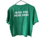 PINK - Victoria's Secret PINK VS “Irish‎ You Were Here” Green Tshirt Large Photo 4