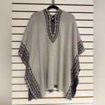 Johnny Was Le Tigre Womens Poncho Cape Hooded Wool Cashmere Tiger One Size Photo 0