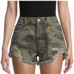 Free People We The Free Camo Jean Shorts - NWOT Photo 0