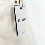 RE/DONE NWT Low Slung Denim Shorts 32 Vintage White Photo 6