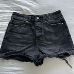 ZARA Black Denim Shorts Photo 0