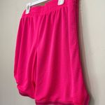 Nike  Dri Fit Drawstring Pull On Shorts Hot Pink High Rise ~ 7in Inseam Size S Photo 5
