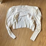 Daniel Rainn White Button-Up Cardigan Photo 2