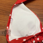 SheIn red poka dot bikini, size large Photo 5