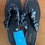 Cupshe Black Square Toe Sandals Photo 0