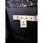 CAbi Jacquard Wool Blend Midnight Blue Damask Blazer size 8 Photo 8