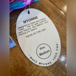 MYONNE Vintage 80s 90s Lingerie Set Purple Floral Design NWT Size Medium US Made Blue Photo 8