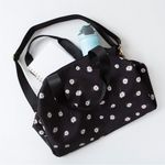 Alice + Olivia  by Stacey Bendet Black Daisy Duffel Bag, NWT Photo 3