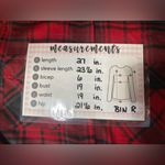 Hippie Rose  plaid flannel hooded button down shirt, size‎ medium Photo 8