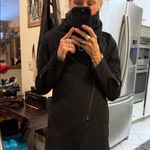 Only True and collection Street Wear line asymmetrical black wool coat Photo 3