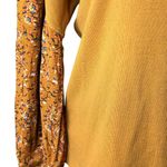 Anthropologie Annette Floral Print Sleeve Waffle Knit Top Size Small Photo 5