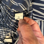 Striped‎ Navy Jumpsuit Blue Size XL Photo 6