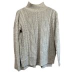 Sanctuary Cable Knit Turtleneck‎ Sweater Women's Long Sleeve Pullover Gray Photo 0