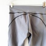 BSP Better Sports Performance Gray Sport Leggings Medium Mesh Inset Cropped New! Photo 4