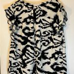 Rachel Zoe Black and White Patterned Women's Top Size 2X Photo 1