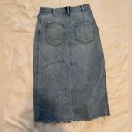 Free People We the Free Denim Maxi Skirt Size 28 Photo 1