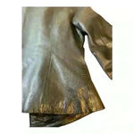 wilson's leather  Pelle Studio Jacket Women Size Medium Full Zip Black Solid Photo 6