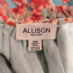 Allison New York Simone Maxi Dress Floral Size Medium NWOT Blue Photo 5