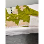 NWT Stylewe Green & White Floral Print Crop Top With High Waist Wide Leg Pants Size XL Photo 4