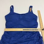 SHAPELLX Dress Womens X Large Blue Shaper Ruched Bodycon Midi Size XL Photo 7