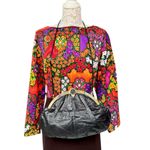 Vintage Judith Leiber Black Lizard Frame Clutch Crossbody Bag Evening Bag Large Photo 13