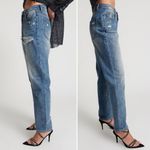 One Teaspoon NWT  1982s High Waist Barrel Jeans in Blue Love Medium Wash Size 26 Photo 4