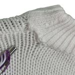 Ski Bunny Sweater White Pink Blue Graphic Crew Neck VTG Knit Sweater FLAW Size undefined Photo 6