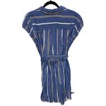 Pilcro and the Letterpress Anthropologie Pilcro and the Letterpress Striped Linen Blend Dress Size 8P Photo 4