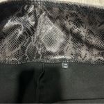 7 For All Mankind 7 For All Man Kind Fuax Snakeskin Leather Leggings Photo 4