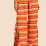 Trina Turk NEW Sunray Crochet Slit Pant Flare Swimsuit Coverup Size Large -$162 Photo 0
