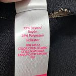 No Boundaries  Women’s Sweater Dress Coral Combo Striped Buckle Wrap Size L NWT Photo 12