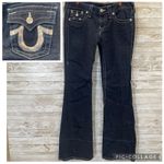 True Religion Vtg  Womens 31 Jeans Dark Denim Joey Super T Flared Leg Bell Bottom Photo 1