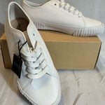 Rachel Zoe Women’s White Leather Court Sneakers Tennis Shoes Size 9.5 NWT Photo 0