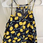 Pink Rose lemon graphic print tank top size medium Photo 2