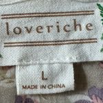 Love Riche  Boho Chic Women’s Sz M Ruffle Dress Mini Button Front Floral Crochet Photo 7