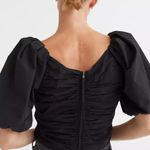 Vestique Elegant Black Puff Sleeve Top Photo 1