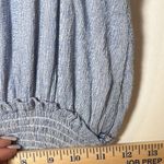 FOR THE REPUBLIC Striped Sleeveless Jumpsuit with Pockets Blue and White size L Photo 7