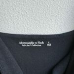 Abercrombie & Fitch $5/$25 soft AF Black Strappy Square Neck Bodysuit Size Large Photo 2