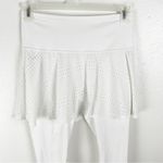 Athleta A-Game 2-In-1 White Skirt Leggings, Size Small Photo 6