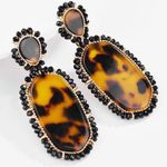 Nicole Miller Leopard Statement Earrings  Photo 0