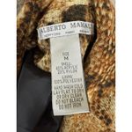 Alberto Makali Snakeskin Print Open Front Blazer Jacket - Size M Photo 1