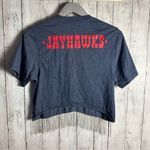 Wrangler  Kansas Jayhawks KU Rhinestone Trim Bedazzled Tee Shirt Photo 2