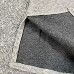 Soft Surroundings  Sydney Shirt Medium Gray Waffle Tab Sleeves Cotton 2AU91 Photo 6