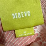 Maeve by Anthropologie Flower Market Swing Dress Velvet Burnout Red Motif Sz M Photo 5